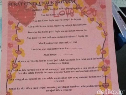 Surat cinta untuk pelanggar lalu lintas