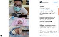 Selamat! Cythia Lamusu Lahirkan Bayi Kembar