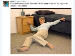 Selebrasi Hattrick CR7 Jadi Meme Kocak