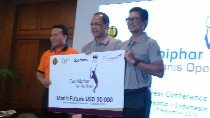 Petenis 20 Negara Ramaikan Combiphar Tennis Open 2016