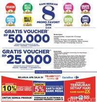 Pesta Terheboh Groseri Tawarkan Promo Gratis di Transmart Carrefour