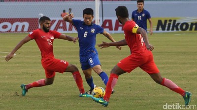 Thailand Kalahkan Singapura 1-0