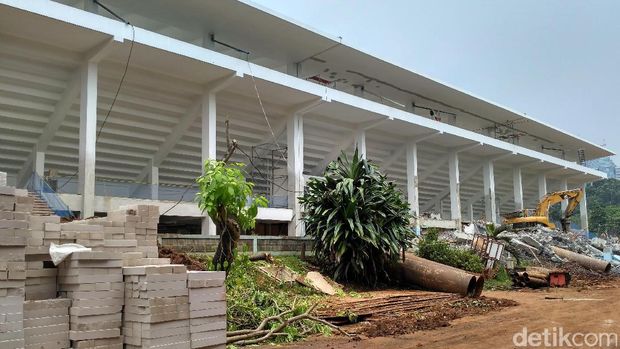 Renovasi Stadion Akuatik di GBK Terkendala Cuaca