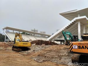 Renovasi Stadion Akuatik di GBK Terkendala Cuaca