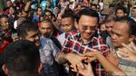 Kampanye ke Pulomas, Ahok Disambut Meriah