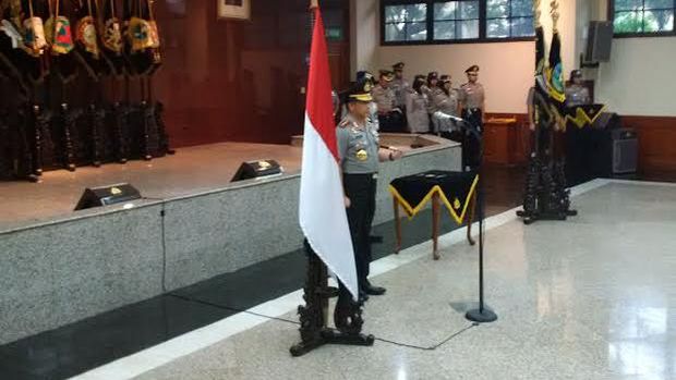 Kapolri memimpin upacara sertijab kapolda DIY dan Gorontalo.