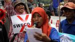 Nelayan Teluk Jakarta Demo Kedubes Belanda