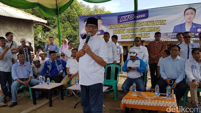 Kampanye di Pesisir Serang, Wahidin Halim Janji Buat Akses Jalan Bagi Nelayan
