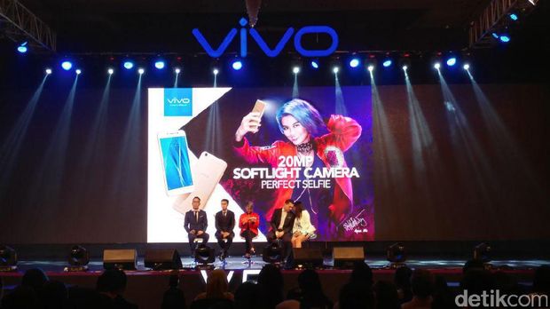 Ponsel 'Selfie Sempurna' Vivo V5 Resmi Diluncurkan