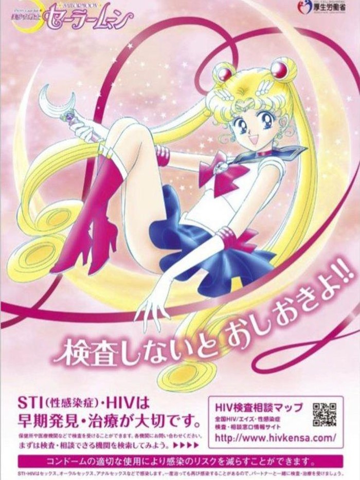 Ketika Sailor Moon Turun Tangan Perangi Infeksi Menular Seksual