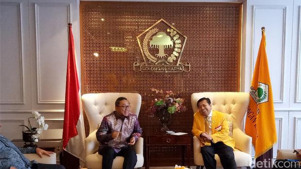 Zulkifli Hasan Temui Novanto di DPP Golkar, Ini yang Akan Mereka Bahas