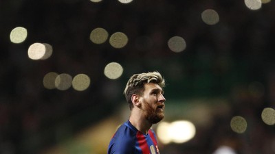 Foto-foto Terbaik Matchday V Liga Champions: Sejarah Leicester dan Dua Gol Messi