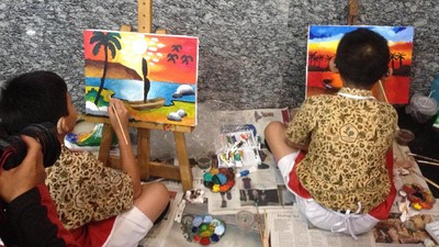 Lihat Yuk Lukisan Cantik Para Penyandang Disabilitas