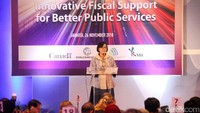 Menteri Keuangan Sri Mulyani menghadiri Indonesia Public Private Partnership (PPP) Day 2016.