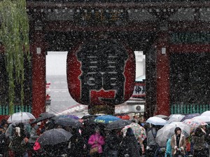 Pertama Kali dalam 54 Tahun, November Bersalju di Tokyo