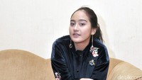 Salshabila saat ditemui di kawasan SCBD, Jakarta Selatan pada Rabu (23/11/2016). Pool/Noel/detikFoto.