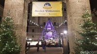 Di Eropa, Natal dirayakan sebulan penuh. Hal itu ditandai dengan dibukanya pasar malam, salah satunya di kota tua Salzburg, Austria (Fitraya/detikTravel)