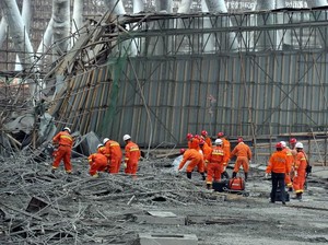 Pembangkit Listrik Roboh di China Tewaskan 74 Orang, 9 Orang Ditahan