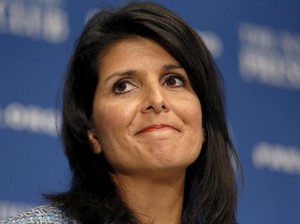 Senat AS Setujui Nikki Haley Jadi Dubes untuk PBB