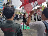 Puluhan Mahasiswa di Sukabumi Minta Tiga Petani Sukamulya Dibebaskan
