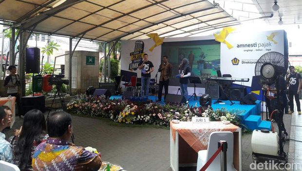 Sosialisasi tax amnesty di Blok M Square