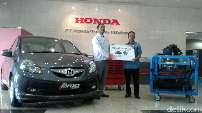 Honda Sumbang Brio dan Mesin Peraga untuk Pendidikan