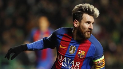 Dua Gol Messi Bungkam Celtic