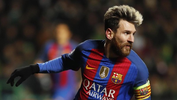 Dua Gol Messi Bungkam Celtic