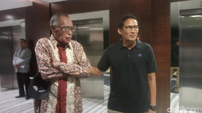 Ikuti Saran Anies, Sandiaga Temui Mantan Gurunya Saat SMU