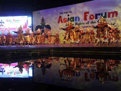 Aksi Penari Cilik di Pembukaan AFRC