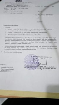 Antisipasi 212, Polres Surabaya Minta Dishub Tak Keluarkan Izin Trayek ke Jakarta