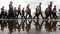 Petugas gabungan Polri dan TNI yang melakukan pengamanan ini jumlahnya mencapai 1.288 personel.