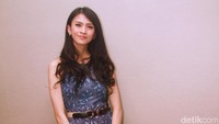 Istri Adi Nugroho pantas menyandang status hot mom ya! Foto: Gus Mun/detikHOT