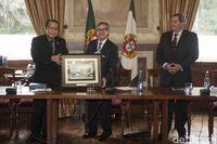 Saat Delegasi DPR Diperkenalkan di Sidang Paripurna Portugal