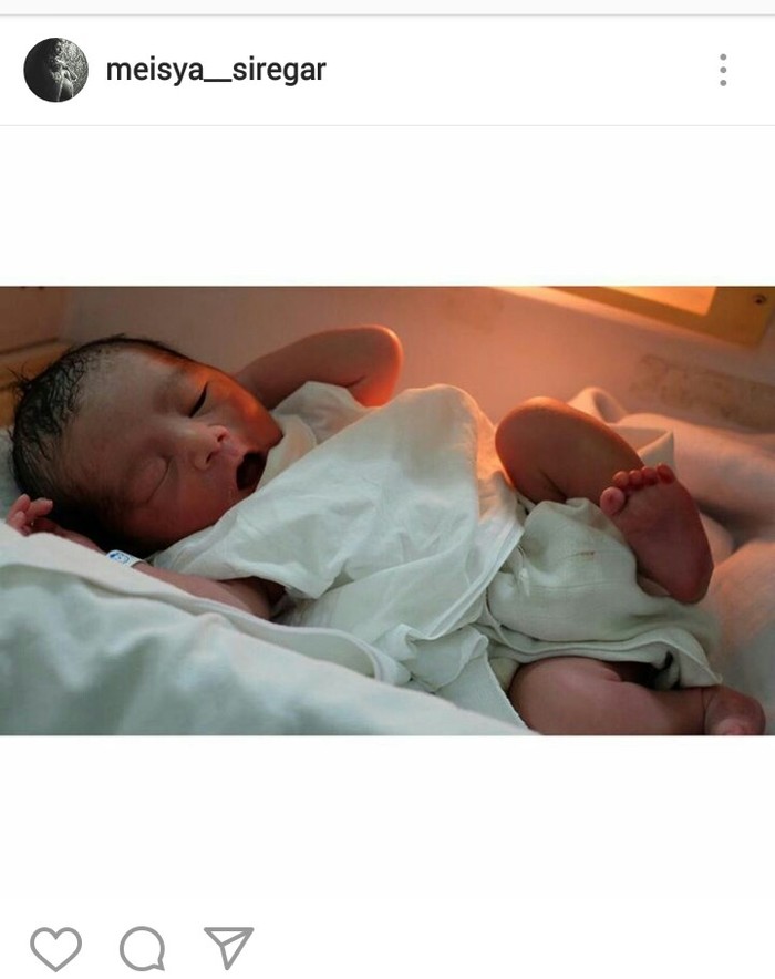 Meisya Lahirkan Bayi Laki-laki, Impian Bebi Terkabul