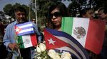 Karangan Bunga untuk Fidel Castro Terus Mengalir