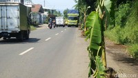 Jalan rusak dan berlubang tersebut mengakibatkan banyaknya pengendara motor yang mengalami kecelakaan.