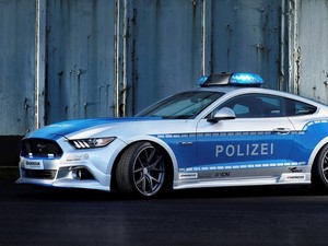 Polisi Jerman Pakai Ford Mustang Modif