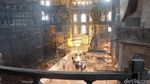 Meski Sedang Direnovasi, Hagia Sophia Tetap Asyik Dikunjungi