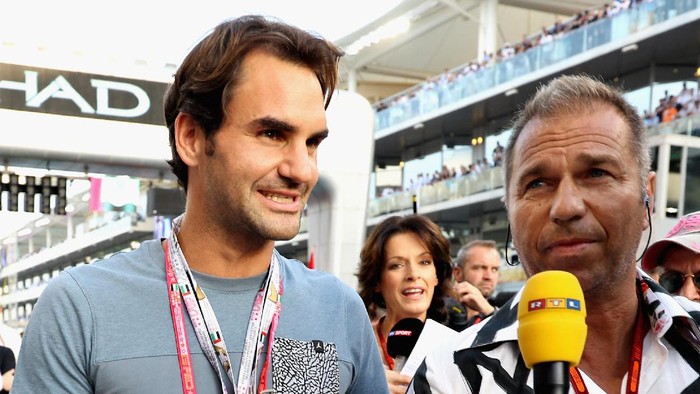 Debut Roger Federer Nonton Langsung Balapan F1
