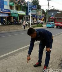 Lokasi penemuan paper bag berisi uang