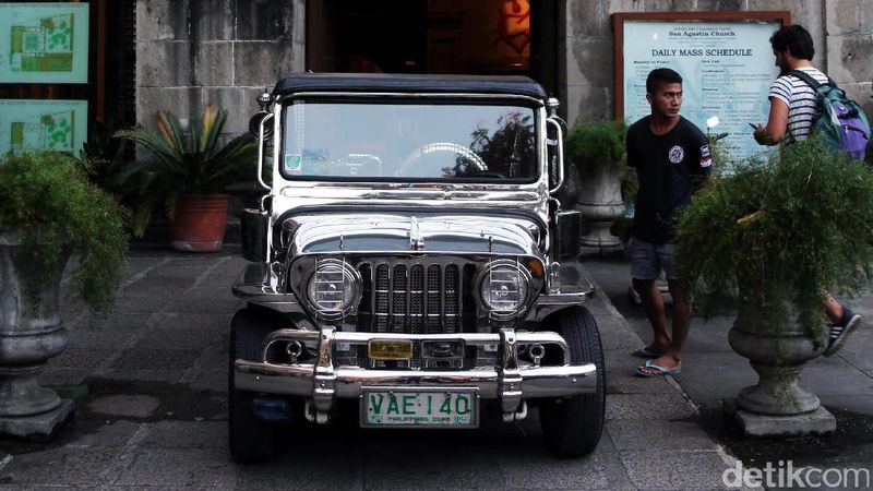 Cuma di Filipina Bekas Mobil  Perang  Jadi Angkot