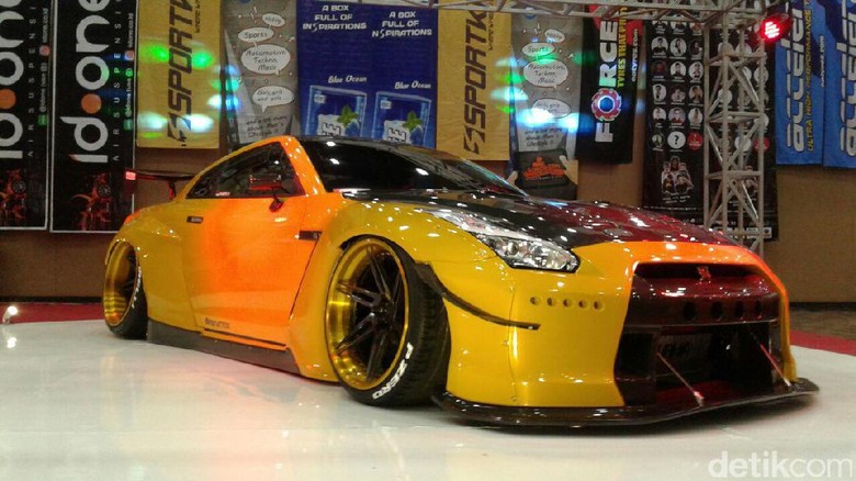 Nissan GT-R modifikasi Foto: Khairul Imam Ghozali Nissan GT-R modifikasi Foto: Khairul Imam Ghozali