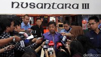 Saya menyampaikan terima kasih atas pengabdiannya sebagai ketua DPR sekaligus memberikan apresiasi dan penghargaan yang tinggi terhadap pernyataan bahwa menerima keputusan DPP Golkar tentang pemberhentian dan pergantian Ketua DPR RI, kata Idrus di Kompleks Parlemen Senayan, Jakarta Pusat, Selasa (29/11/2016).