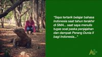 Sally Andrews has been learning and practicing Indonesian language for more than four years
