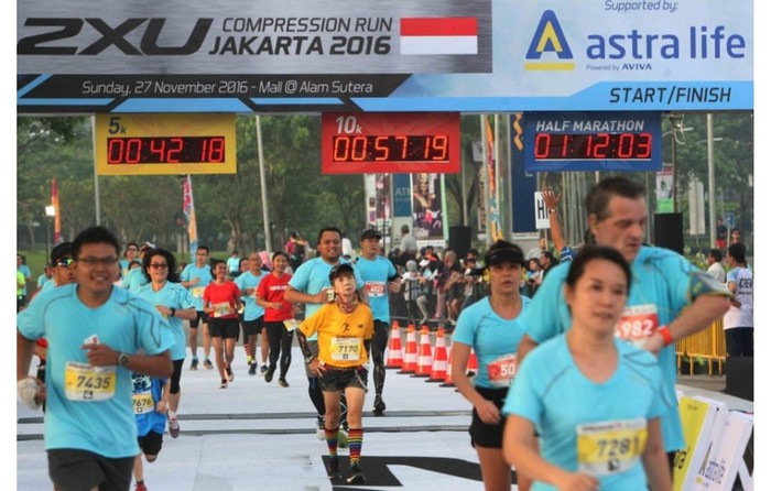 Astra Life Ajak Masyarakat Cintai Hidup di Ajang 2XU COMPRESSION RUN JAKARTA 2016