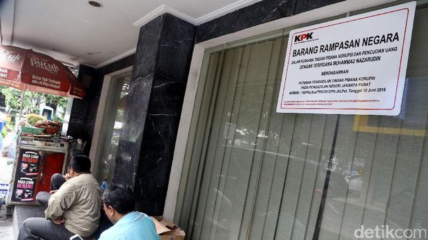 Kasus Cuci Uang Rp 550 Miliar, 3 Ruko Nazaruddin Dirampas di November 2016