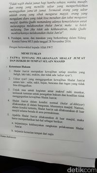 Fatwa Lengkap MUI Tentang Pelaksanaan Salat Jumat Di Tempat Selain Masjid