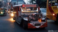Selainbus, kereta api, hingga angkot mirip oplet Si Doel ada lho di Filipina. Foto: Rachman Haryanto