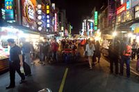 Keramaian Liu He Night Market di Kota Kaohsiung, Taiwan (Wahyu/detikTravel)